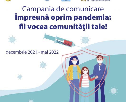 Împreună oprim pandemia: fii vocea comunității tale!”